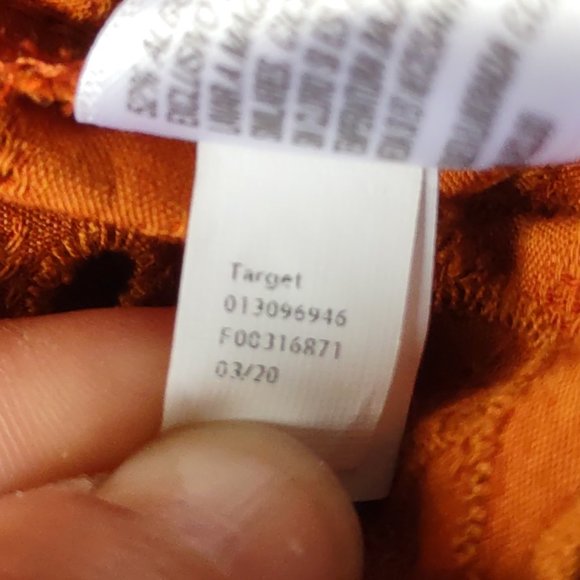 Universal Thread "Brown" Eyelet Ruffle Dress NWT - Picture 4 of 8